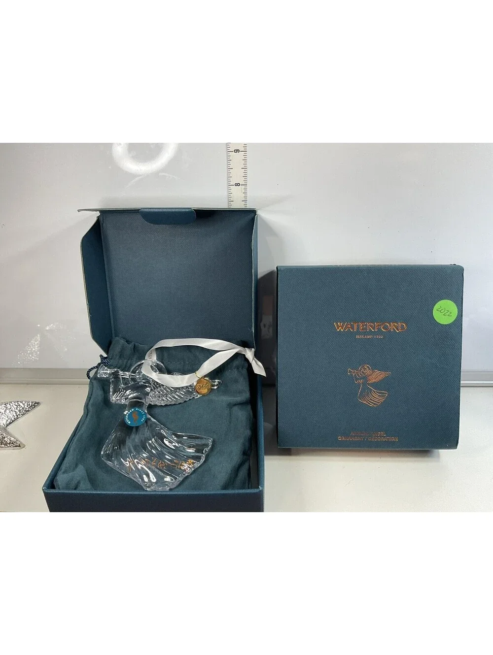 Waterford 2022 Cut Crystal Angel Ornament NIB
